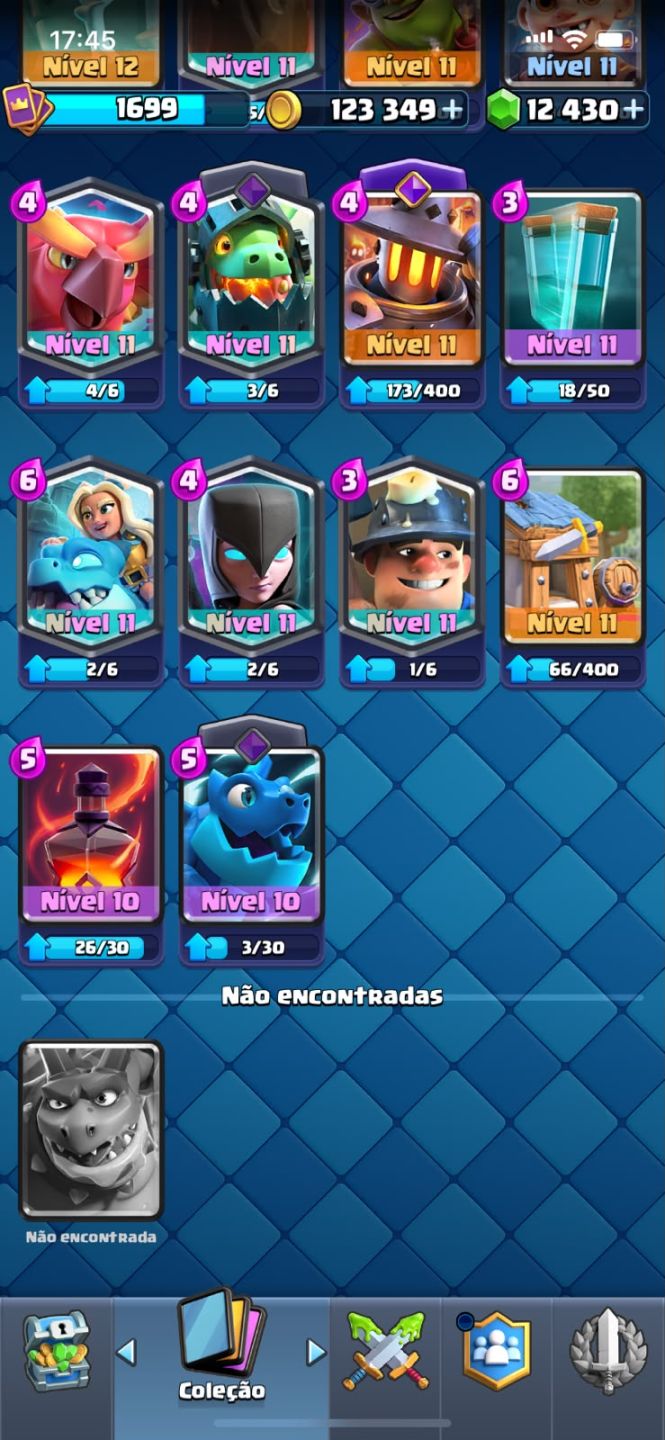 CONTA CLASH ROYALE NÍVEL 15, COM 10.500 TROFÉUS, ARENA 26