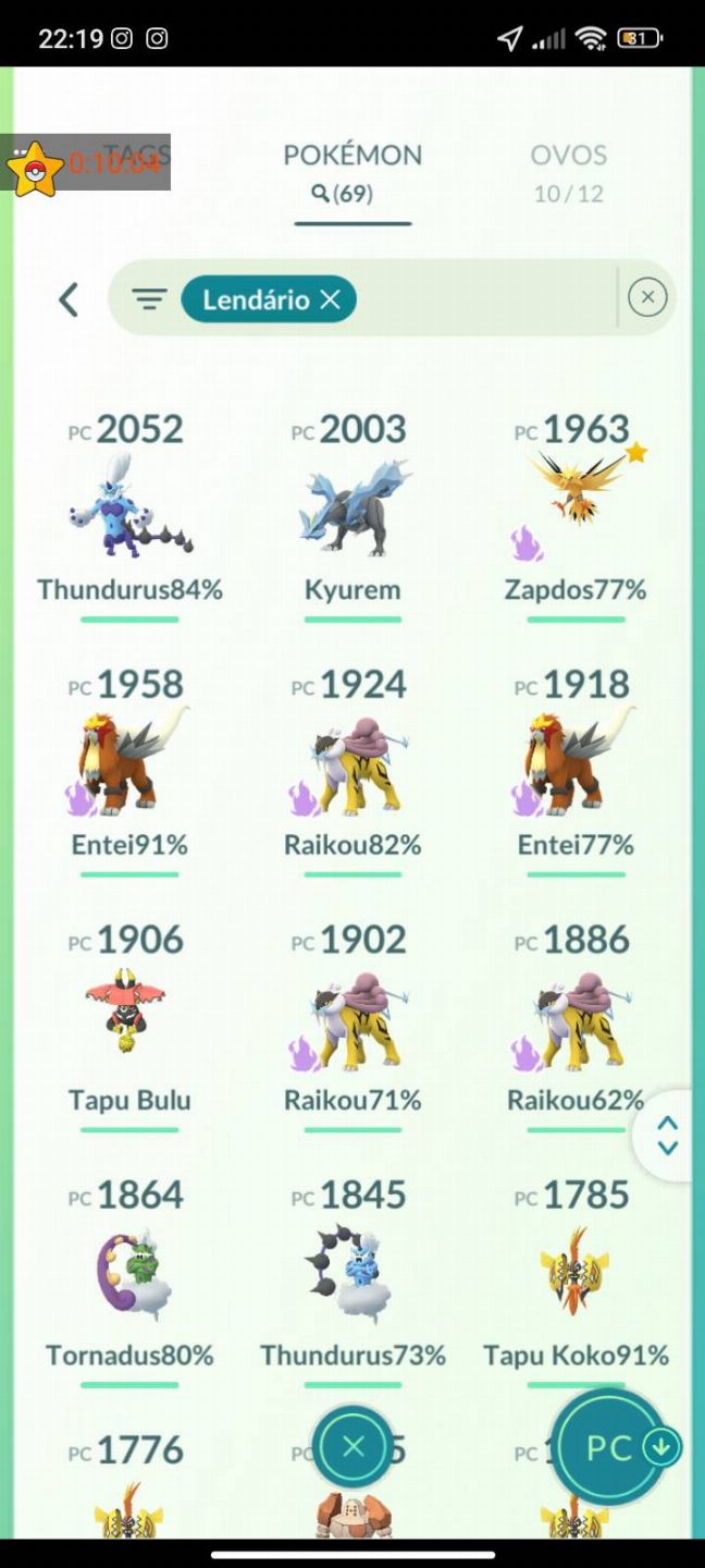 Pokémons a venda raros e lendários(pokémon GO)