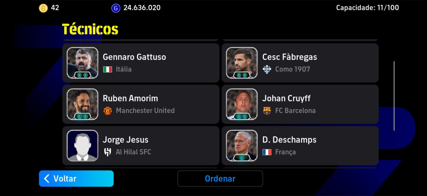 Conta de efootball muito booa