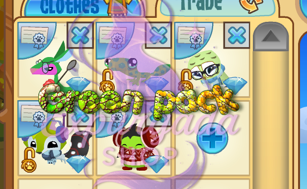 Packs de mascotes Animal jam AJ Classic