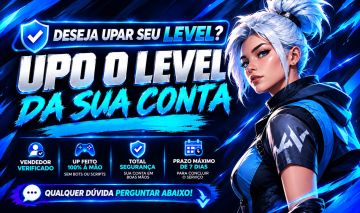 Upo Level no Valorant / Jogo na Sua Conta / Subir Level