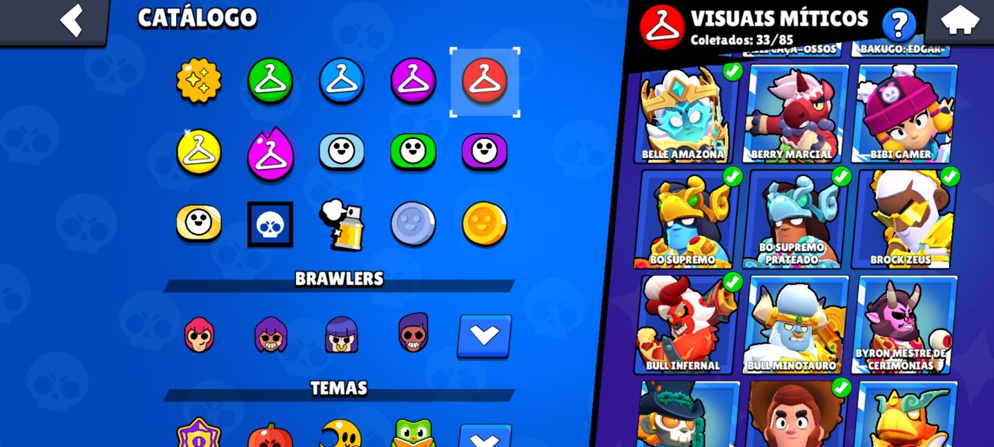 CONTA DESDE 2018 COM 8 ANOS DE JOGO, 39 BRAWL PASS E 3 PRO PASS, 50% DESCONTO!!!
