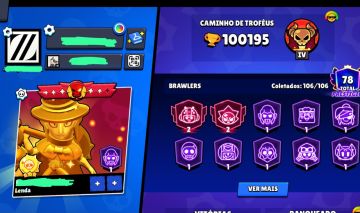 MELHOR CONTA 2019 BRAWL STARS + CONTA DE 9 ANOS DE CLASH ROYALE RARAS!