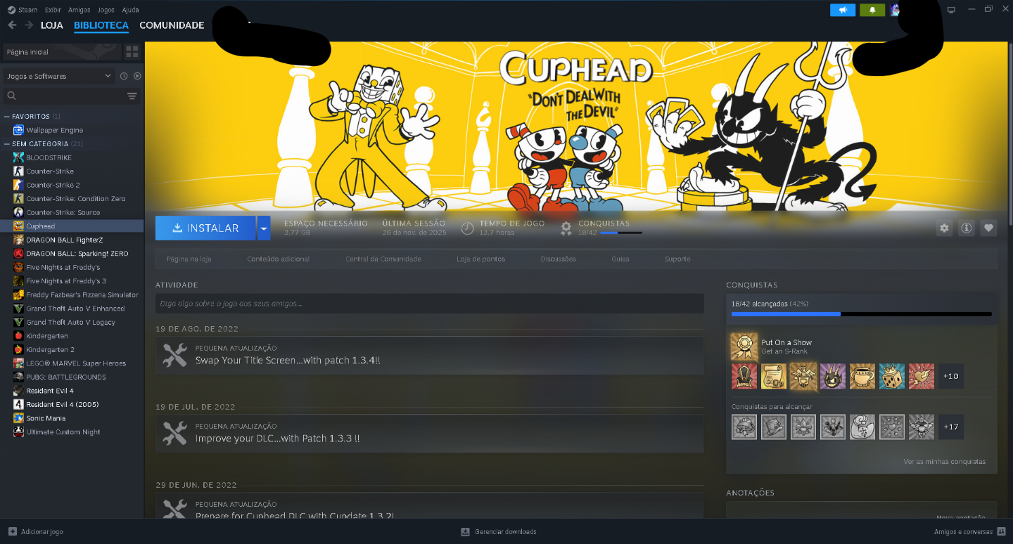 PROMOÇÃO CONTA STEAM ANTIGA COM JOGOS PREMIUM!!!