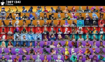 Conta Fortnite com várias skins