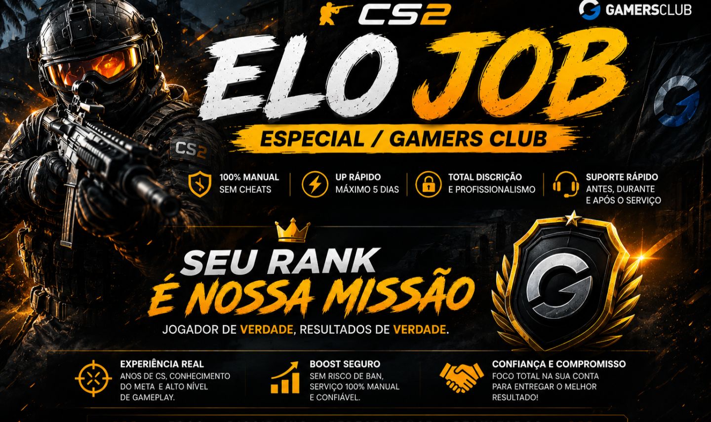 ELOJOB CS2 / ELOBOOST CS2 / GAMERSCLUB (GC) / PREMIER (ESPECIAL) -COUNTER STRIKE