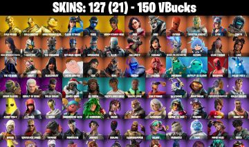 Conta Fortnite com Gold Midas | Gold Brutus | Gold Meowscles e 127 Skins
