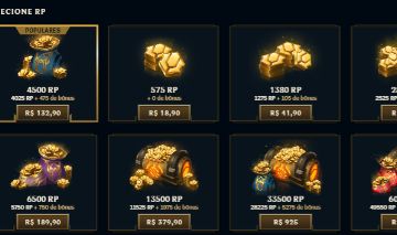Conta de lol com 10,7k de RP + Wild Rift com skins Epic e Valorant