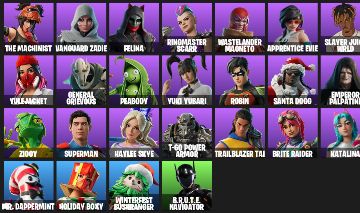 34 Skins | Superman, Grievous, Palpatine e Robin