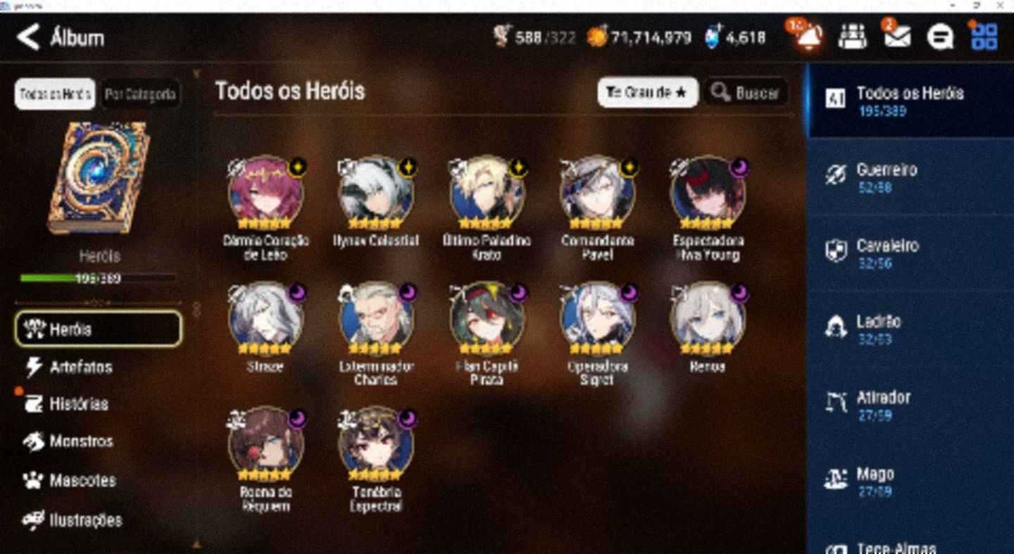 CONTA EPIC SEVEN MID GAME RIMURU E VARIOS ML