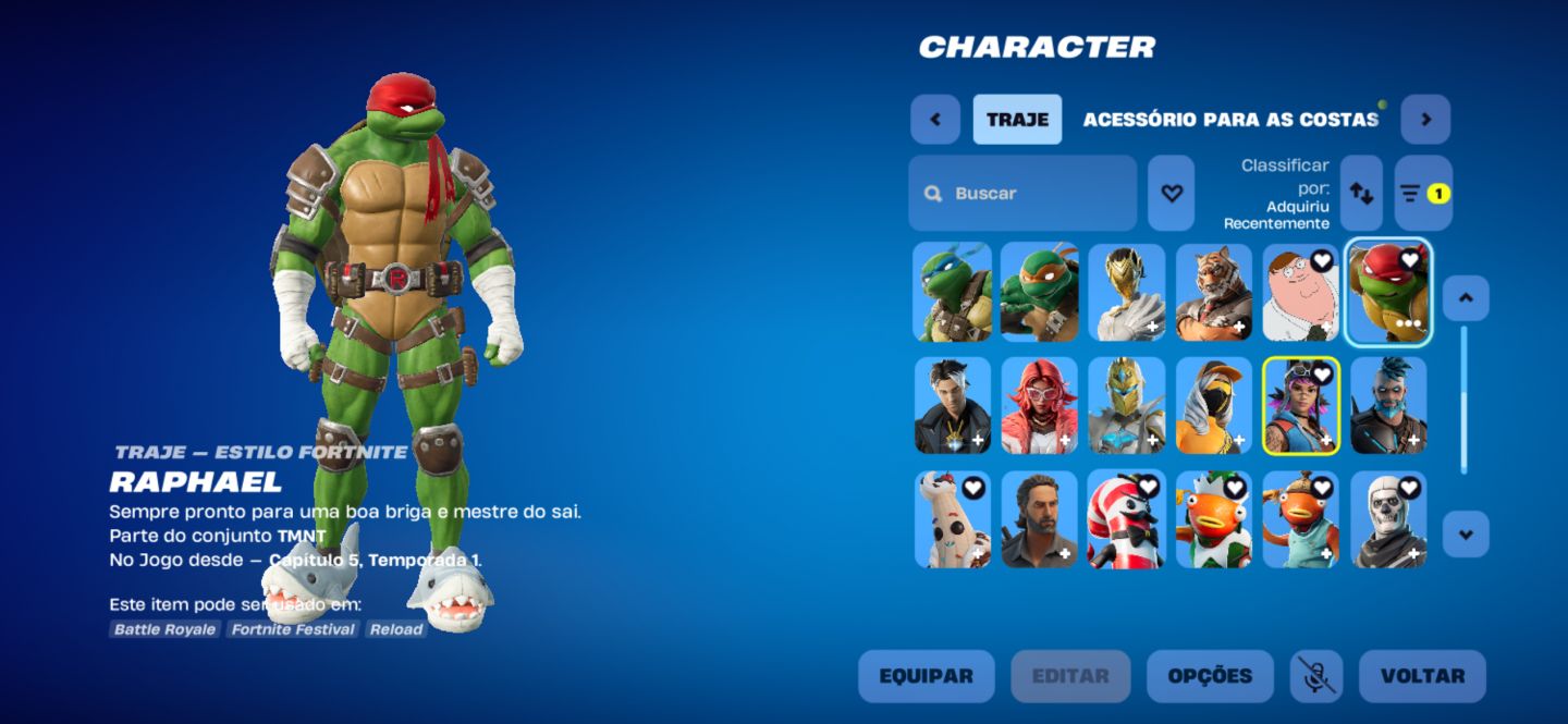 CONTA FORTNITE 36 SKINS /// 4 TARTARUGAS NINJAS /// NOVO HOMEM ARANHA /// STAR W