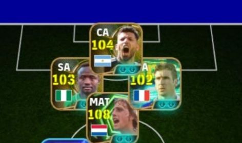 CONTA EFOOTBALL RARA! CRUYFF 109 + BABANGIDA + CANTONA NOVO + DE BRUYNE E++++!