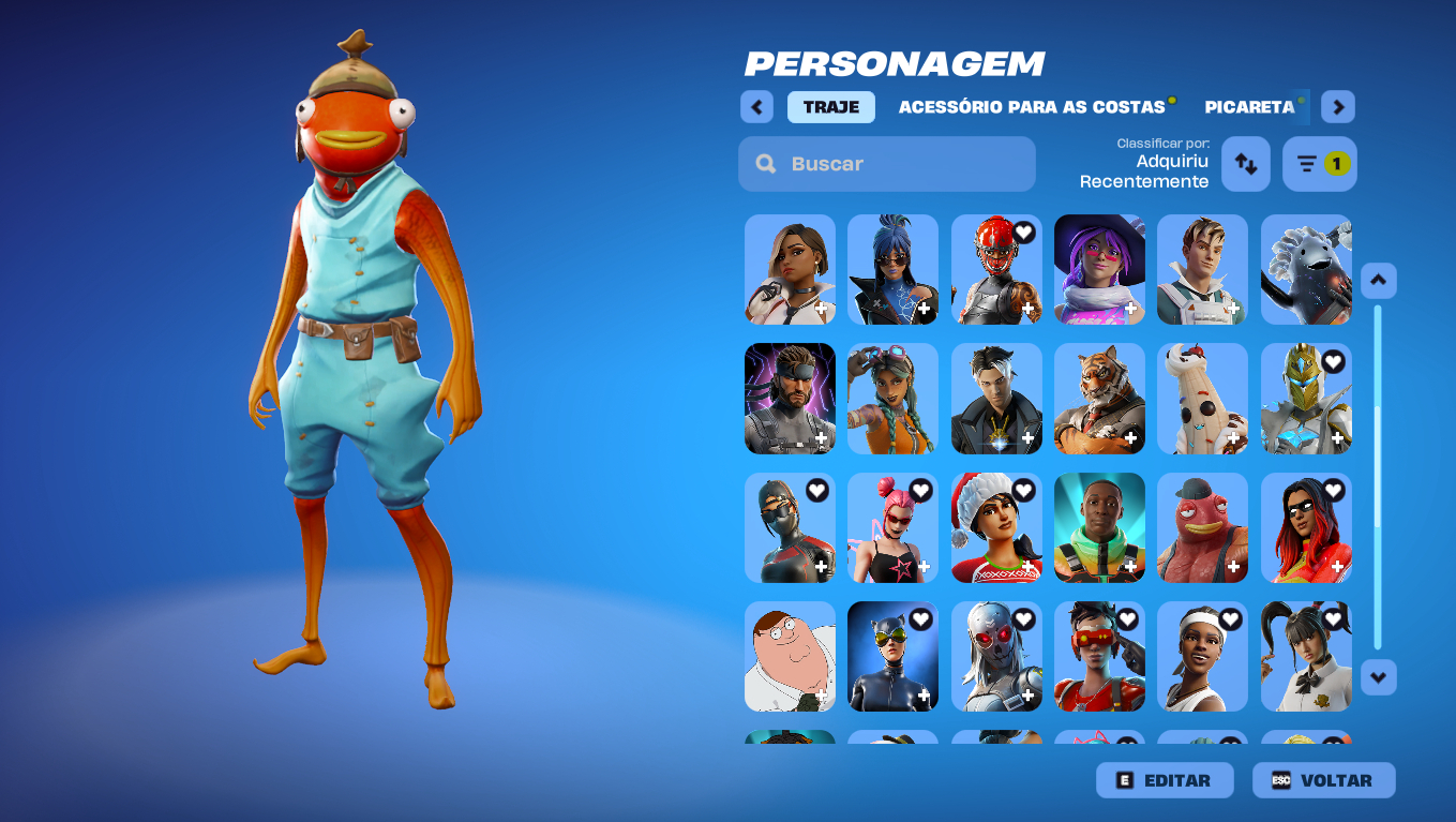 CONTA FORTNITE - COM DIVERSAS SKINS TRY HARDS