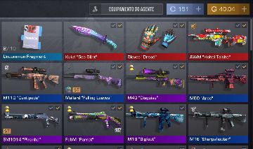 Conta standoff 72h de uso, skins para todas armas, luva e faca (Kukri) Arcane