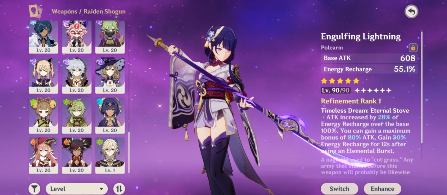NA AR55 MUALANI + BIS SHOGUN + BIS NAVIA CITLALI ETC