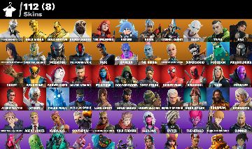 CONTA FORTINITE FA 112 skins | LARA CROFT | Gold Midas | Gold Brutus |