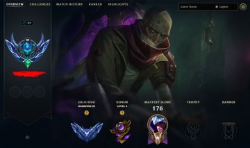 CONTA DE LEAGUE OF LEGENDS DIAMANTE 3