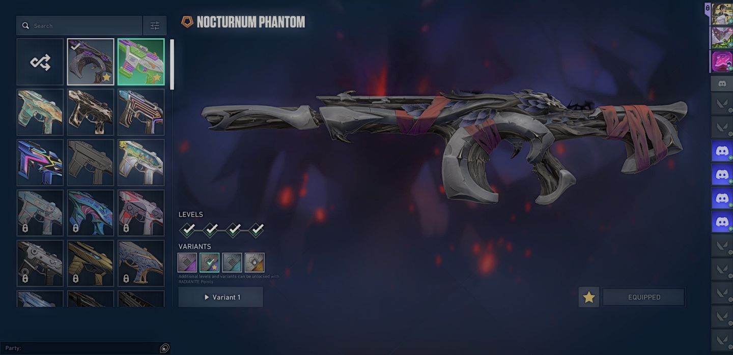 Conta Valorant Diamante1 + 9 facas + 6 vandal e muito mais