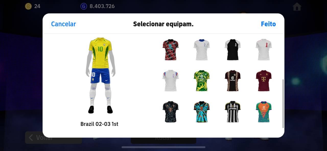 CONTA FULL! RONALDO 108 + MESSI 110 + NEY BLITZ + DESAILLY + THURAM + CECH E+++!