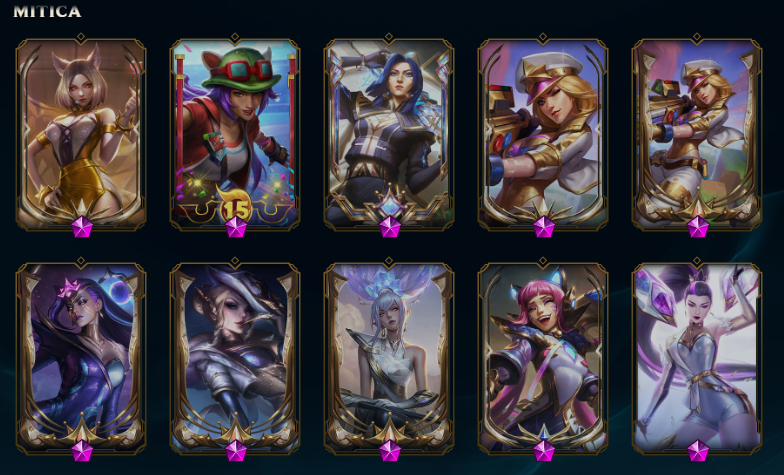 CONTA LOL +700 SKINS NO ESMERALDA