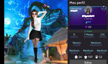 CONTA DE AVAKIN LIFE FEMININA LVL 26