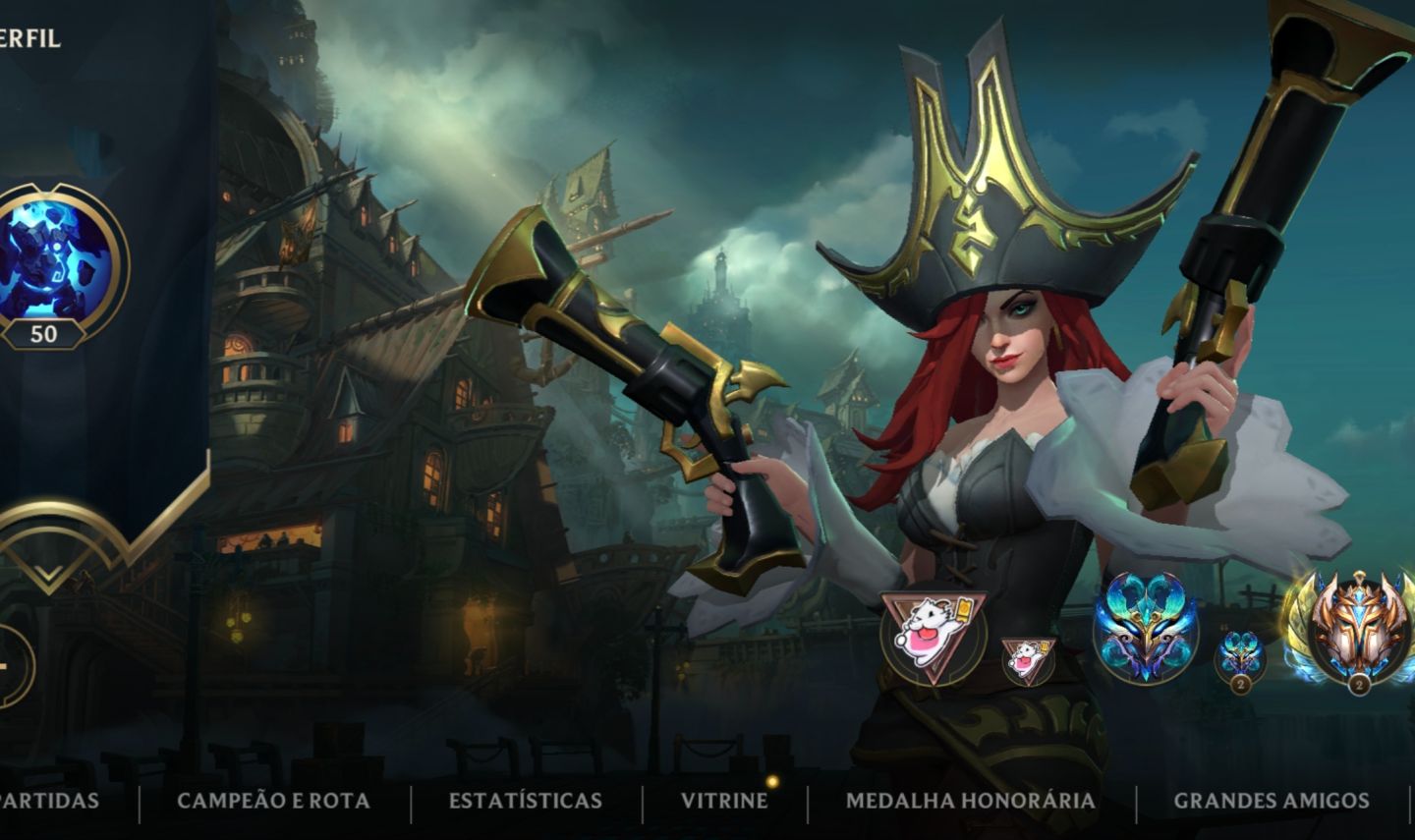 Conta Challenger, 66% de winrate, level 50 conta iniciante