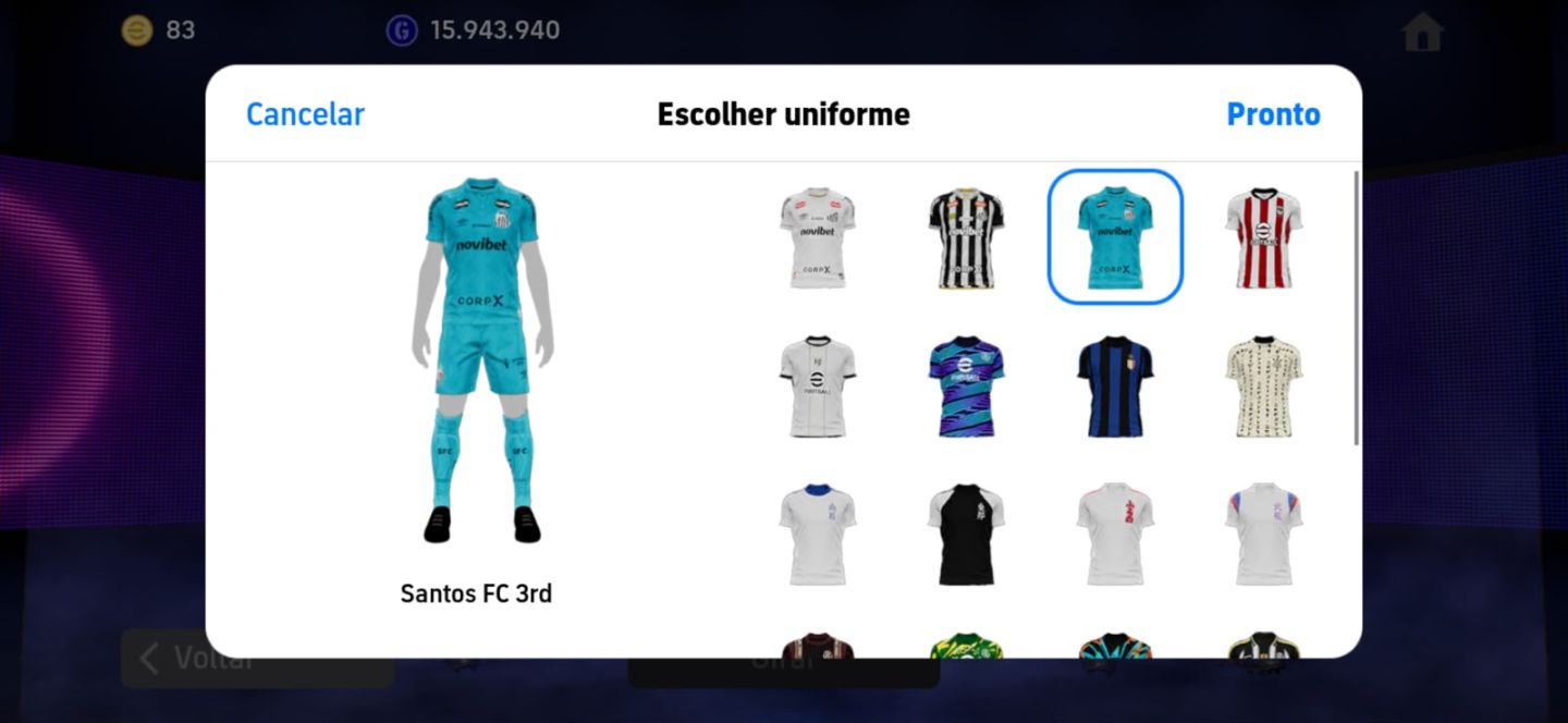 Conta de Efootball TOP PARA DESTRUIR NA RANKED