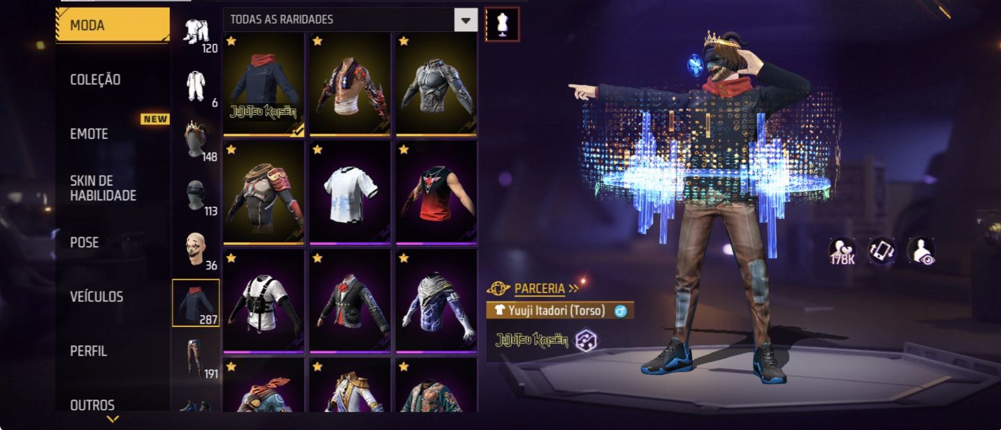 CONTA FREE FIRE, CONTA MUITO TOP