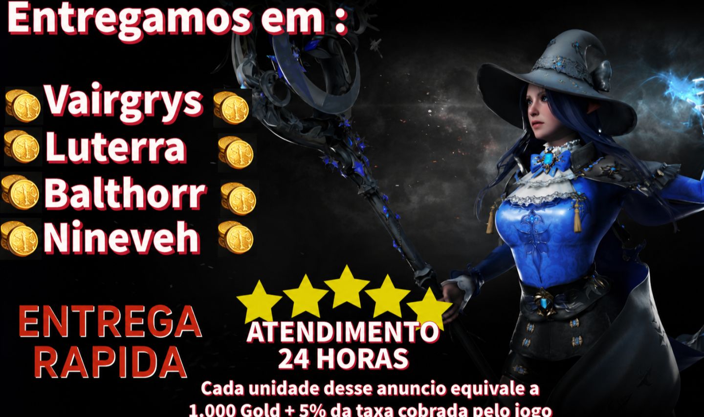 GOLD LOST ARK TODOS SERVIDORES