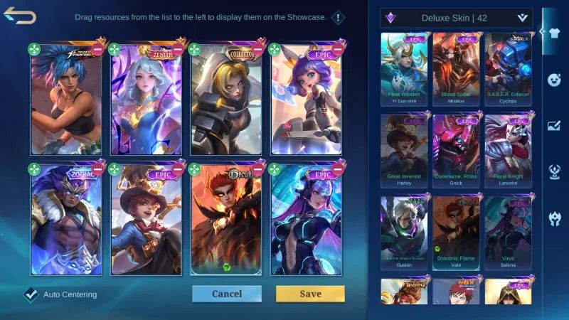 ZENITH VEXANA e 327 SKINS