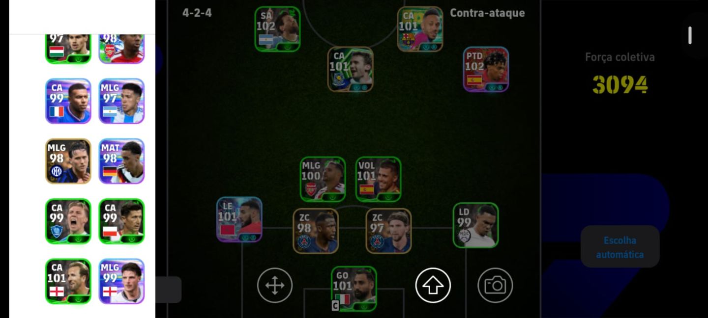 Conta efotball Fun acesso
