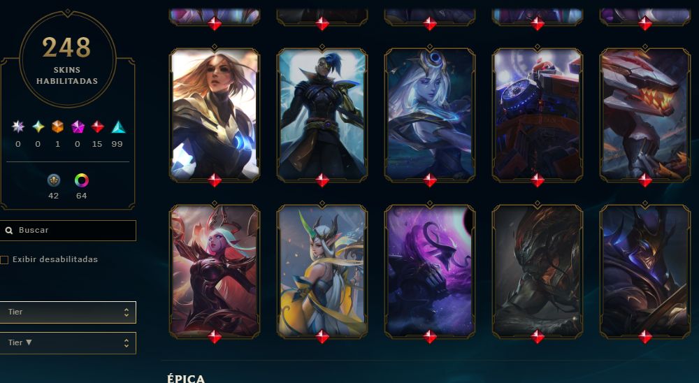 Conta de League of Legends