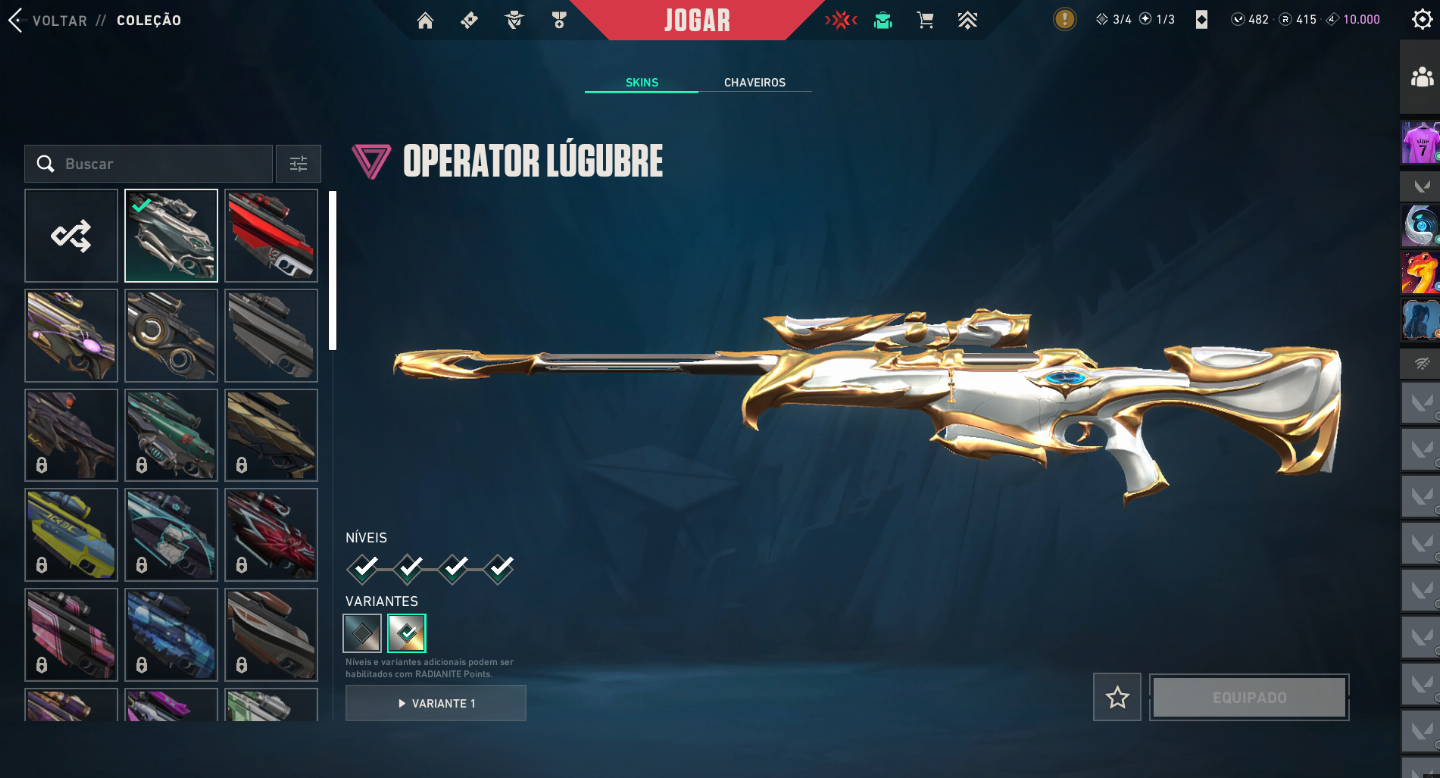 PREÇO NEGOCIAVEL! Conta valorant FullAcess Imortal 1 +20 skins,vandalpreludio