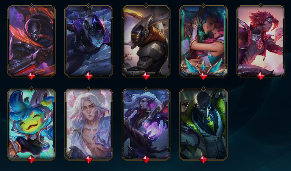 CONTA LEAGUE OF LEGENDS LEVEL 594 ESMERALDA IV 318 SKINS