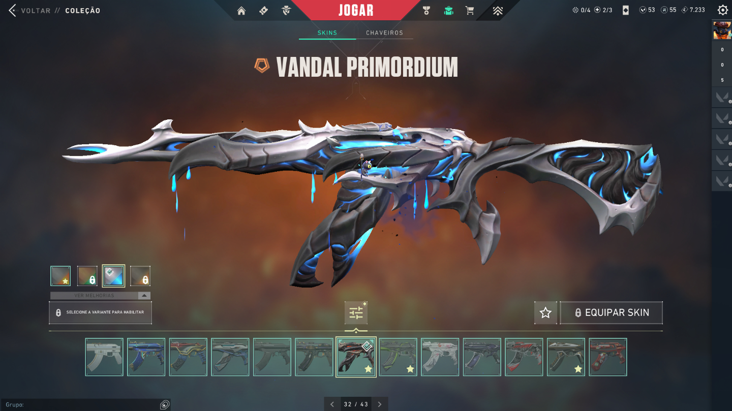 Conta Valorant mais de 14mil já gastos, quase todas as skins