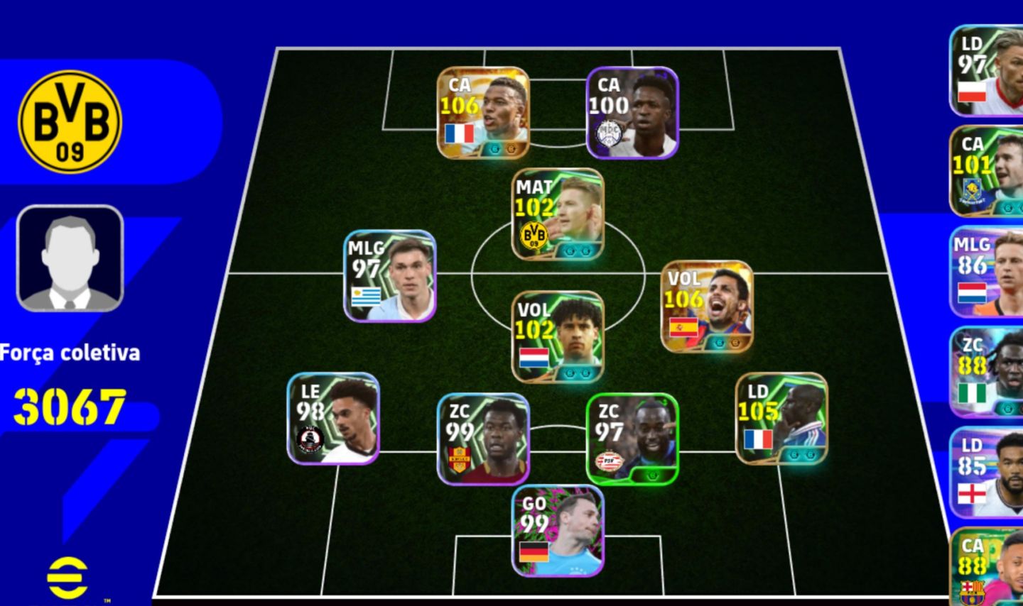 Conta efootbal Mbappe Blitz