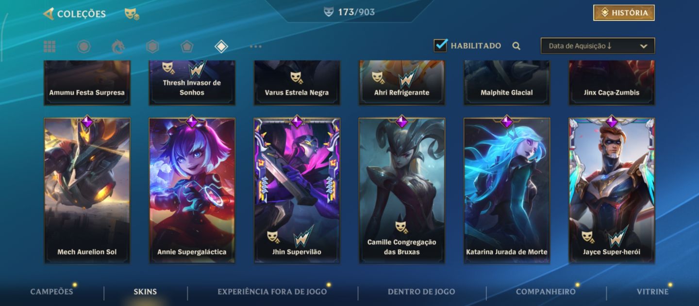 Conta Wild Rift