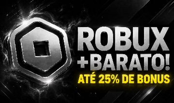 Robux Roblox | GIFT CARD + Suporte no Resgate + Até 25% BONUS!