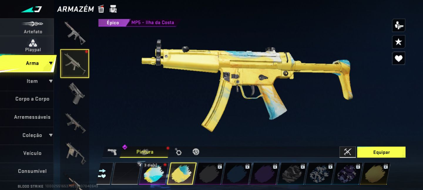 Conta Beta com Skin Épica Tubarão