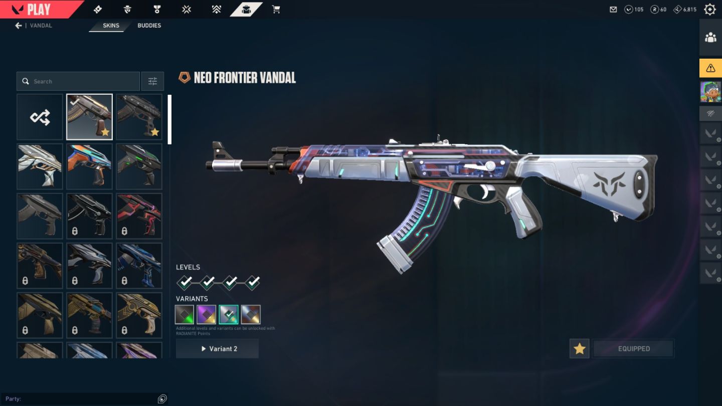 CONTA VALORANT COM 4 SKINS - FACA NARUKAMI, 2 VANDAL E 1 PHANTOM - REVENDA