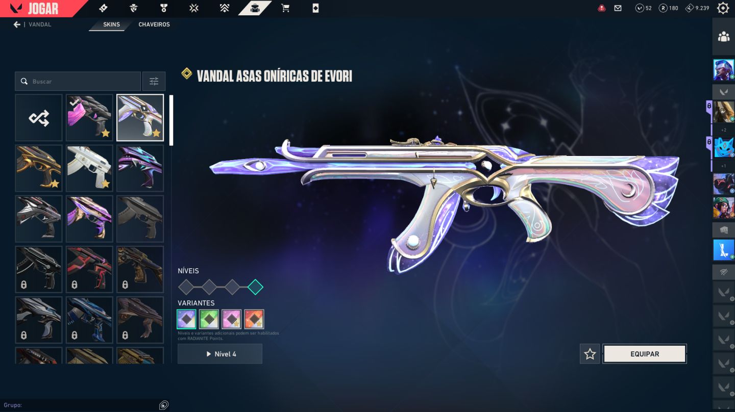 VENHA, CONTA TOP COM SKINS DE VP E PASSE - BR - QUENTE!!!!!!!