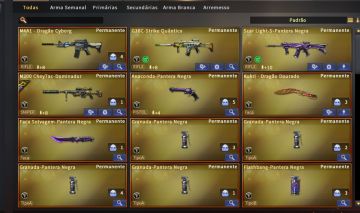 Conta crossfire, vip e variantes de vip