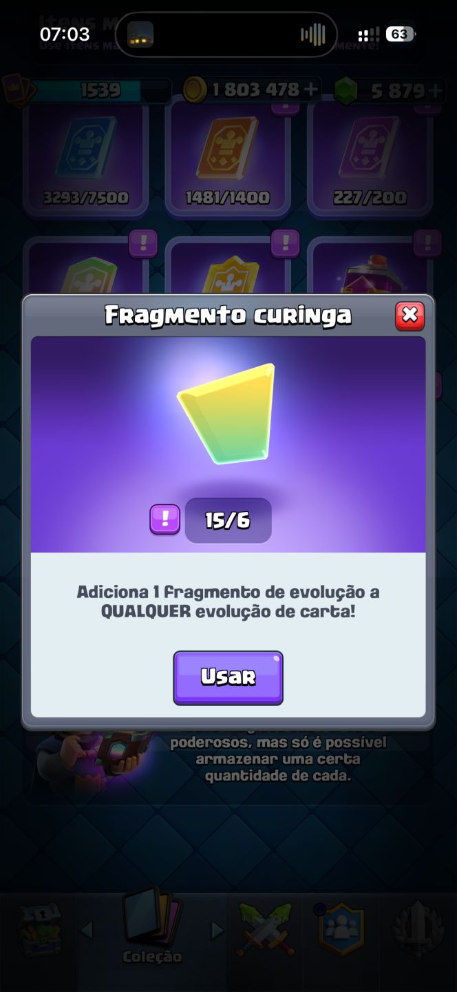Conta Clash Royale UPADA 13.5k+ 4 decks full, aceito propostas