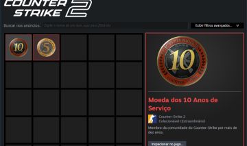 Conta com +10 anos de cs com medalhas