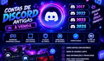CONTAS DE DISCORD ANTIGAS