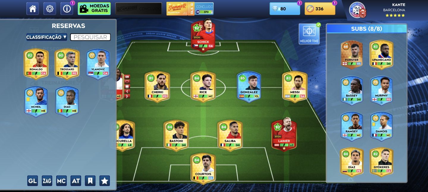 Time dream league 5 estrelas (Dsl2026)