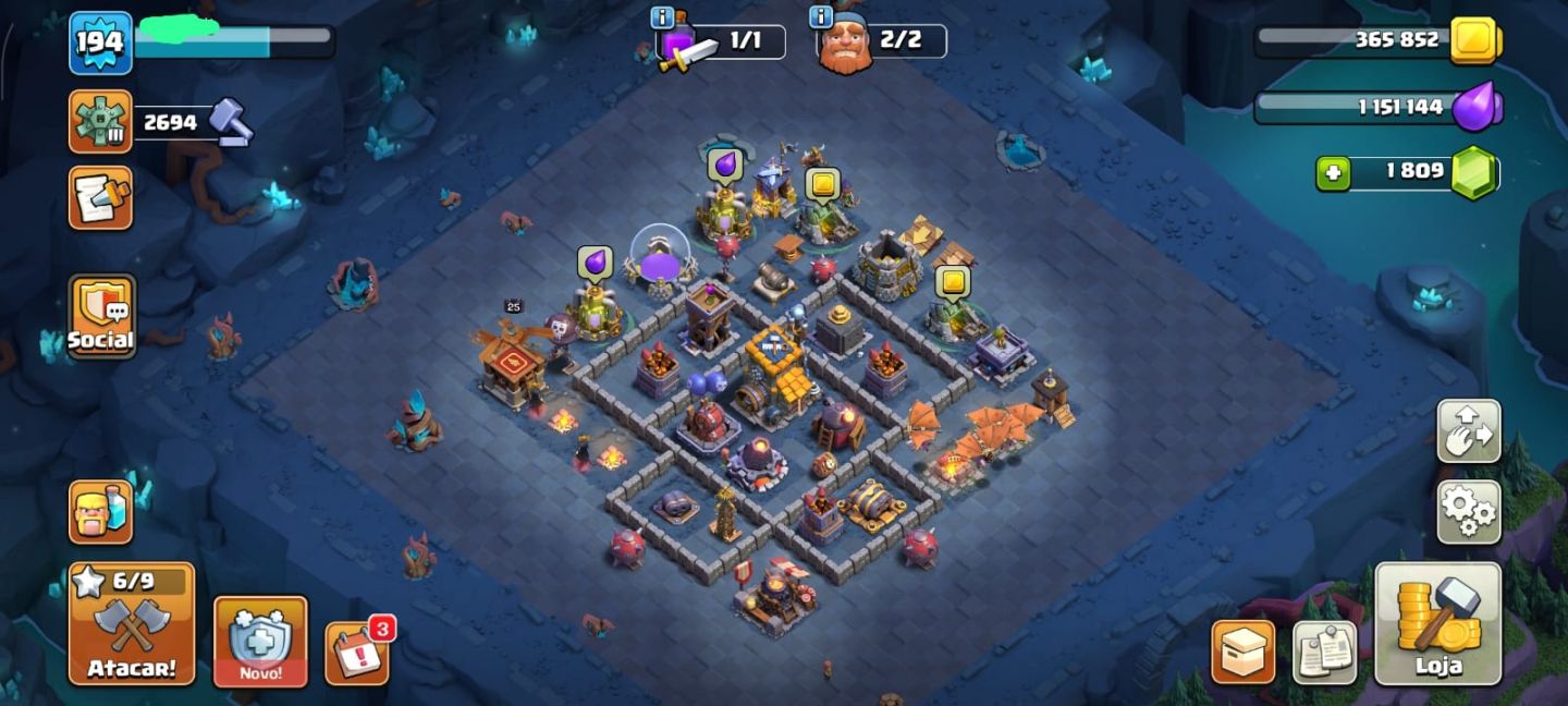 CONTA DE CLASH OF CLANS TOP DEMAIS