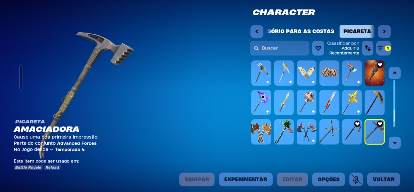 Conta fortnite bundle travis passe capítulos 3/4 completo