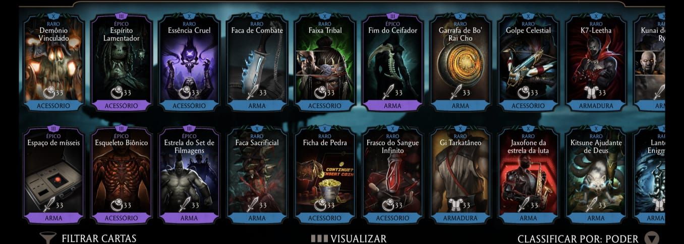 (PREÇO NEGOCIÁVEL) CONTA DE MORTAL KOMBAT 73K DE ALMAS