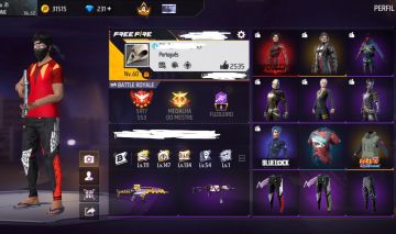 CONTA DE FREE FIRE MUITO BOA COM UMP E XM8 ATT AS MELHORES E 281 PEITORAIS